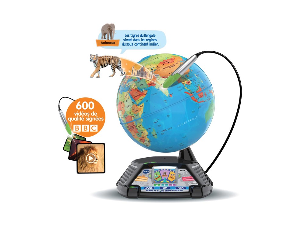 Globe vidéo interactif Genius XL Vtech 1