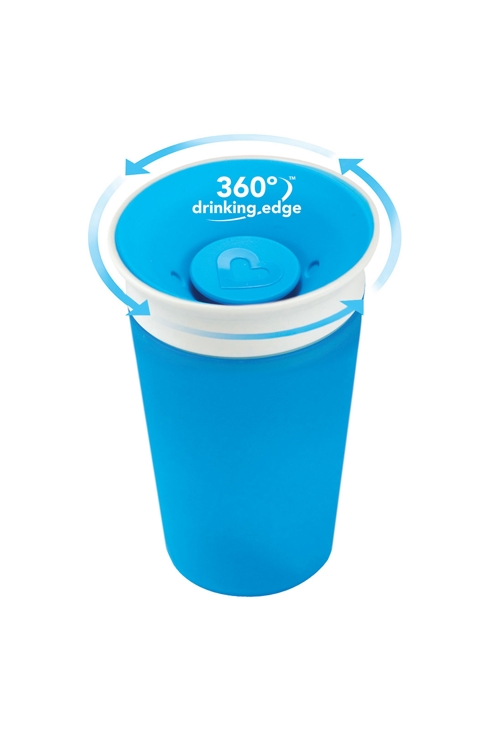 Tasse miracle 360° 12 mois et + bleu Munchkin