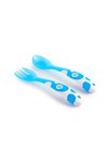 Lot de 6 cuillères et fourchettes plastiques 12m et + Munchkin 2