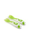 Lot de 6 cuillères et fourchettes plastiques 12m et + Munchkin 4