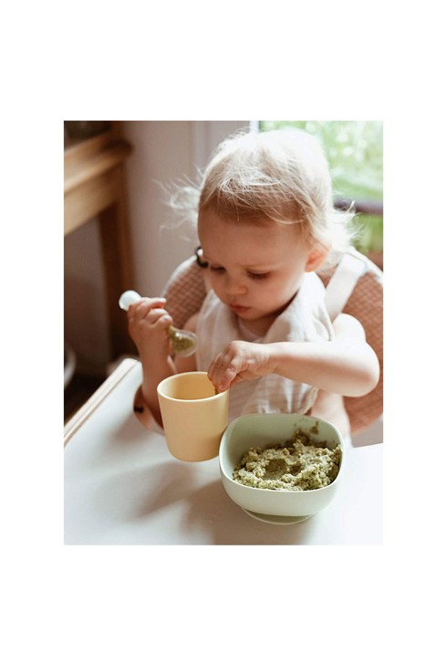 Coffret repas silicone 4 pièces jaune Beaba 2