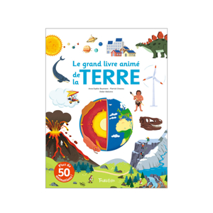 Livre Le grand livre animé de la Terre - Tourbillon 1