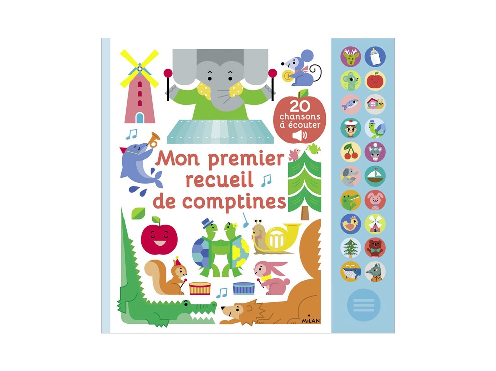 Livre Mon premier recueil de comptines - Milan Jeunesse 1