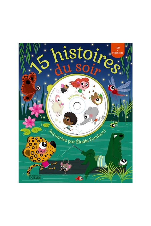 Livre-CD 15 histoires du soir - Lito 1