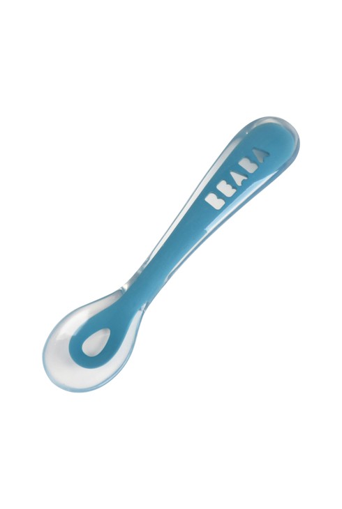 Coffret repas compartimenté 2 pièces bleu Beaba