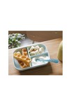 Coffret repas compartimenté 2 pièces bleu Beaba 5