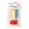 Image sur 20 bougies anniversaire avec support
