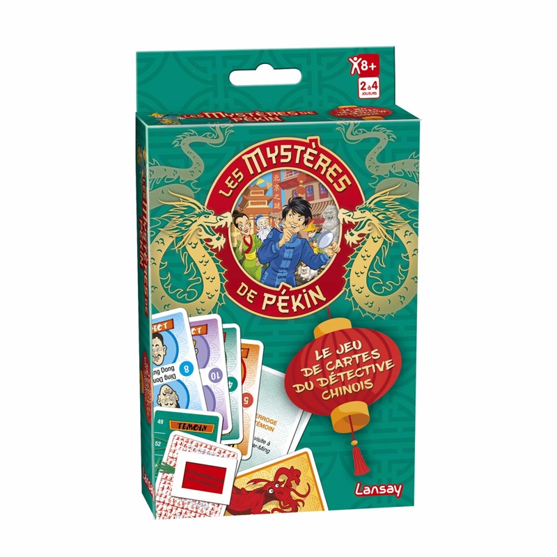 Lansay - Jeu de cartes Les mystères de Pékin