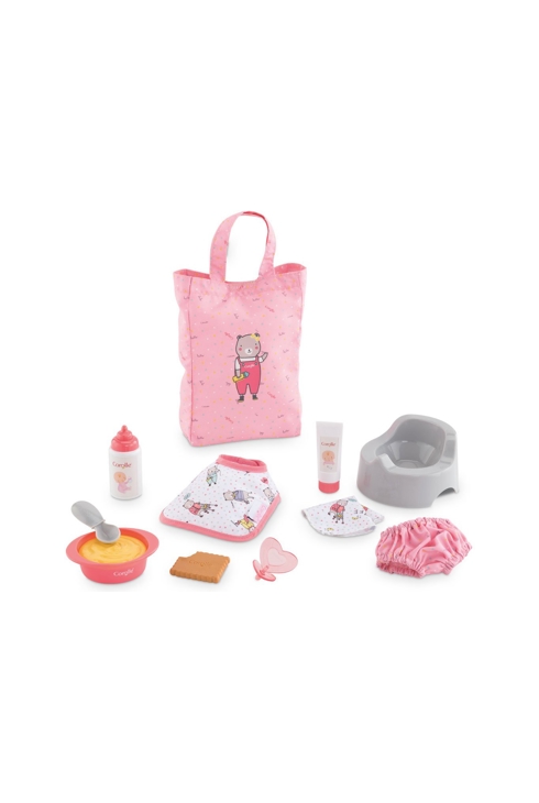 Grand coffret repas et change pour poupon de 30 cm Corolle 1