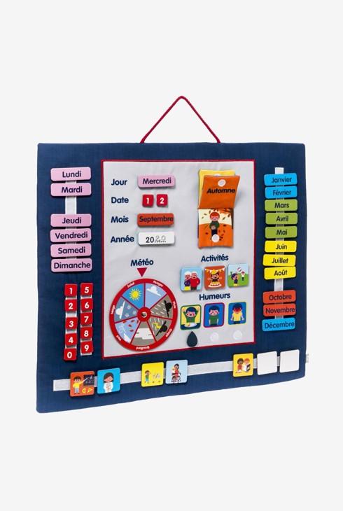 Calendrier en tissu Oxybul 1