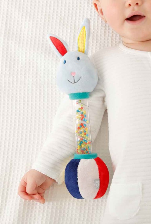 Hochet bâton de pluie Léandre le lapin Oxybul 2
