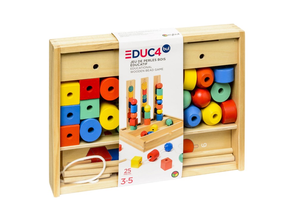 Jeux de perles en bois éducatif Oxybul 2