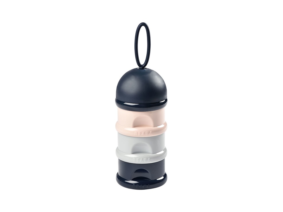 Boîte doseuse de lait empilable bleu nuit Beaba 1