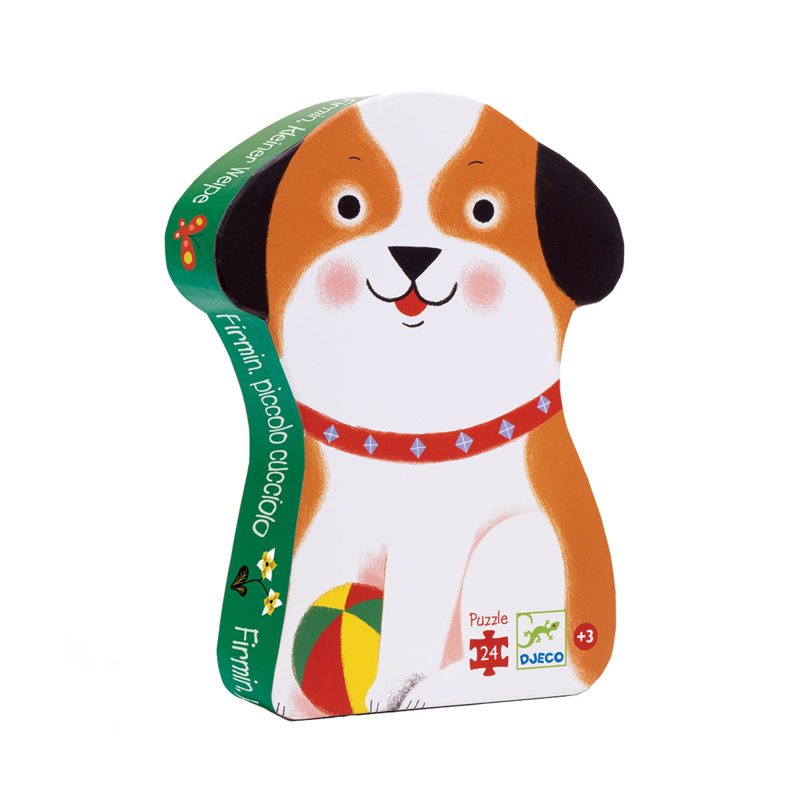 Djeco - Puzzle Firmin le petit chien 24 pièces