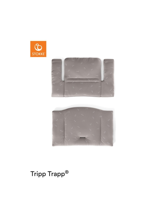 Coussin iconique gris pour chaise haute Tripp Trapp Stokke 1