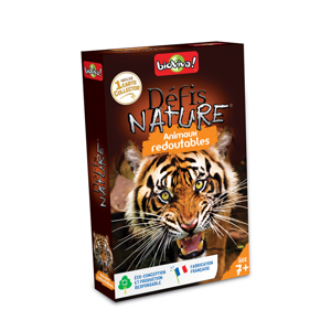 Jeu de cartes Défis Nature Animaux redoutables Bioviva 1