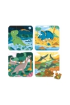 4 puzzles évolutifs dinosaures Janod 2