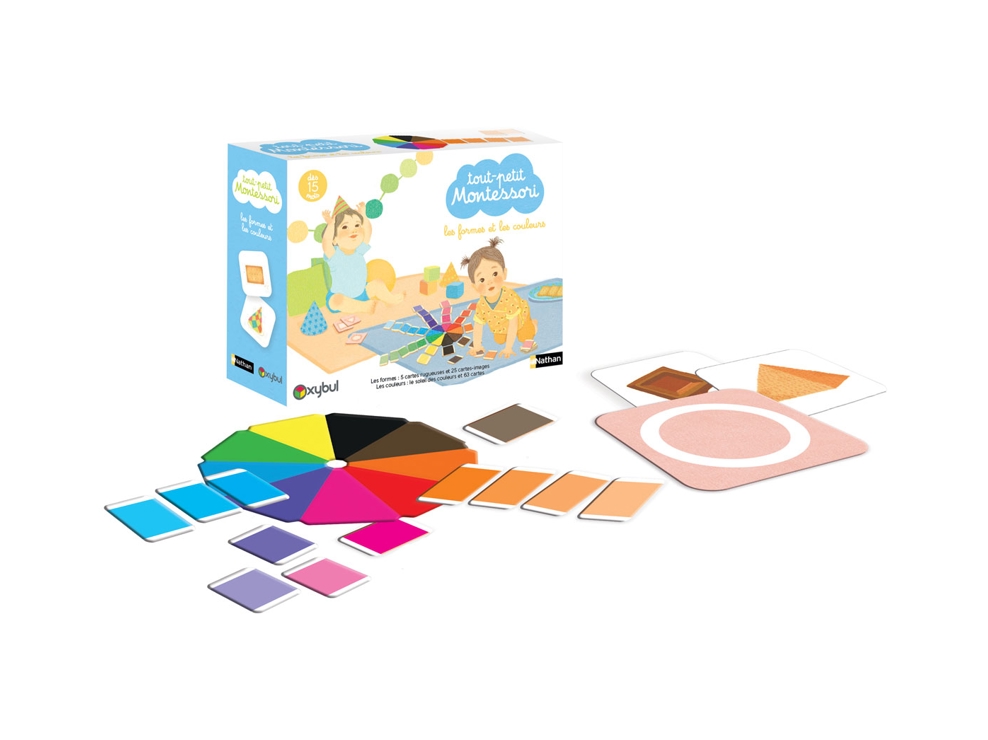 Coffret Exclusif Tout-petit Montessori les formes et les couleurs - Nathan Jeunesse 1