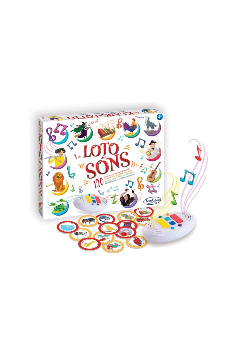Jeu de société Le Loto des Sons Sentosphère 1