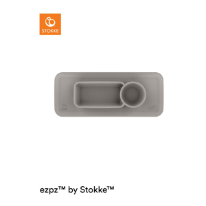 Set de table EZPZ gris pour chaise haute Clikk Stokke 1