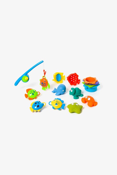 Box jouets de bain 15 pièces Oxybul 1