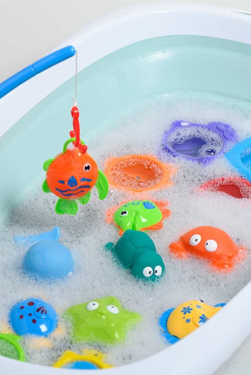 Box jouets de bain 15 pièces Oxybul 2