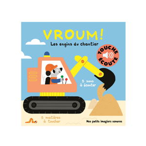 Livre Vroum ! Les engins du chantier - Gallimard Jeunesse 1