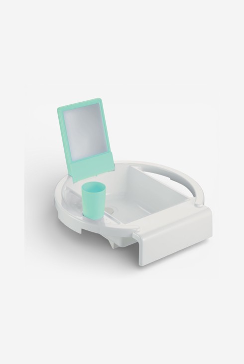 Lavabo d'apprentissage blanc et vert Oxybul 1