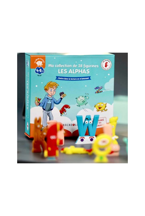 Ma collection de 28 figurines Alphas - Récréalire