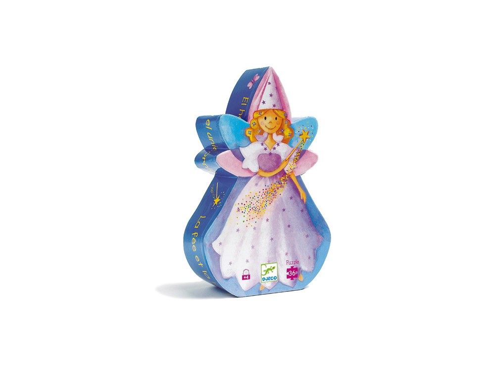 Puzzle La fée et la licorne 36 pièces Djeco 1
